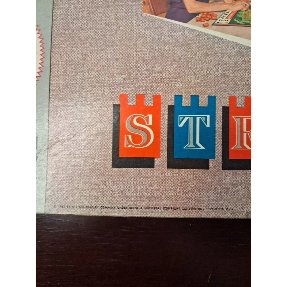 Vintage 1962 Stratego Board Game  Milton Bradley complete